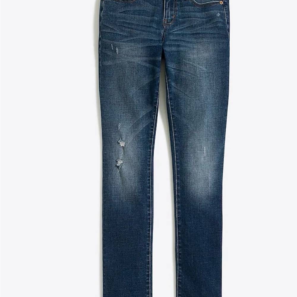 J. Crew Jeans Women's Slim Boyfriend Jean Mid-Rise Straight Leg Dark Wash 27